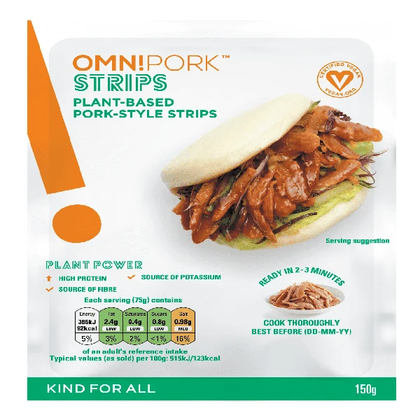 OmniPork: Strip Plant-Based 10x1.5lbs