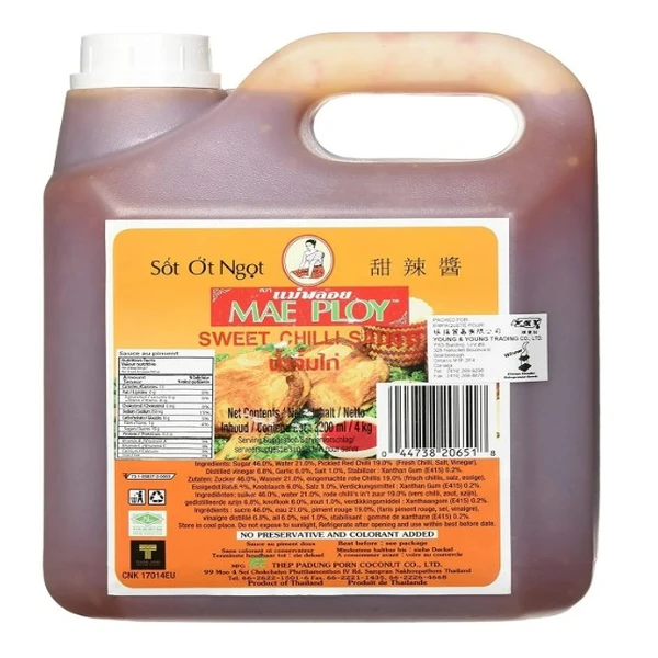 Mae Ploy: Sweet Chili Sauce 3x3Liters